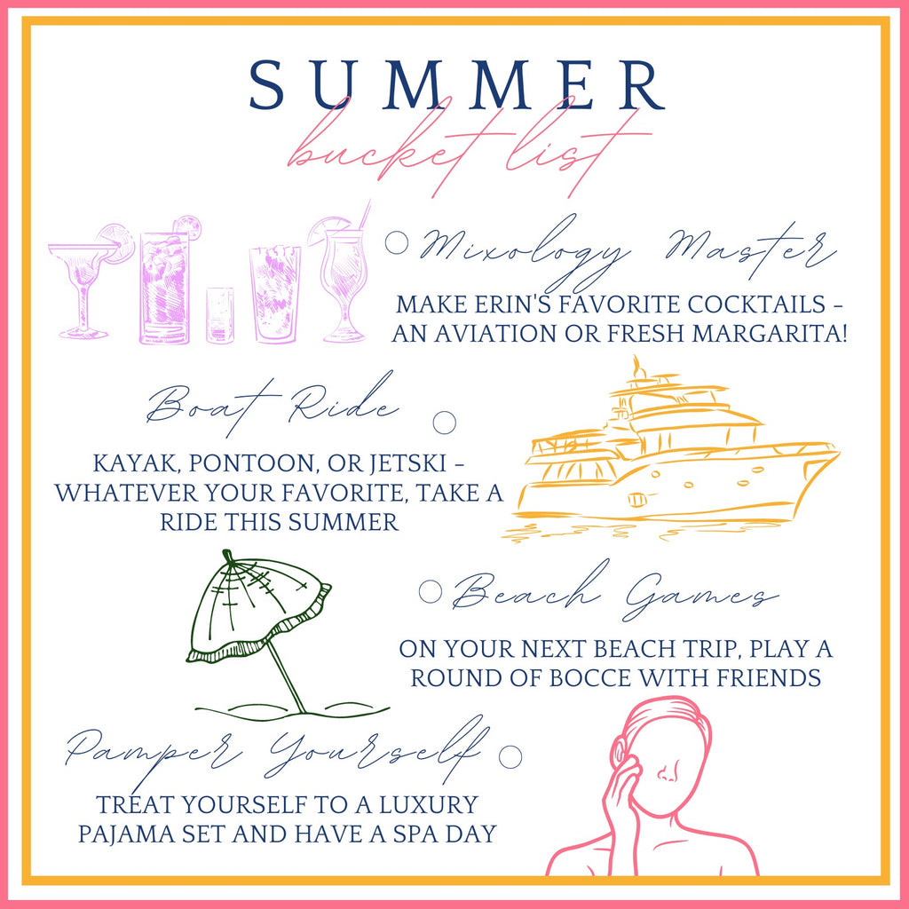 Summer Bucket List