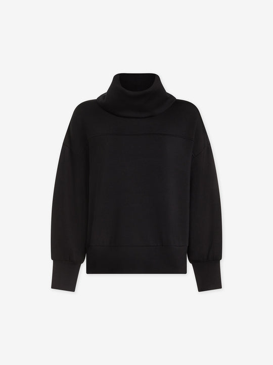 Black new arrivals longline sweatshirt