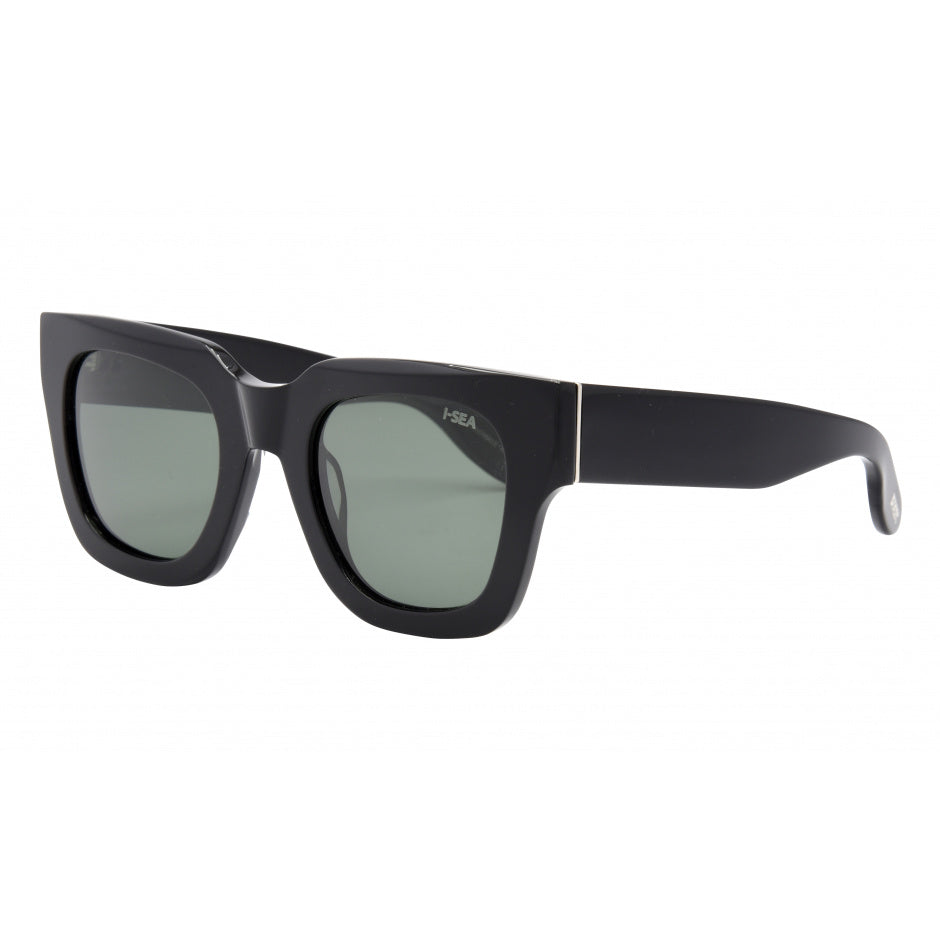 Jolene Sunglasses in Black with Smoke Polarized Lens Boutique