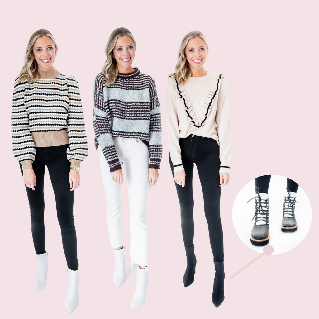 How To Style The Izzie Lugsole Ankle Bootie