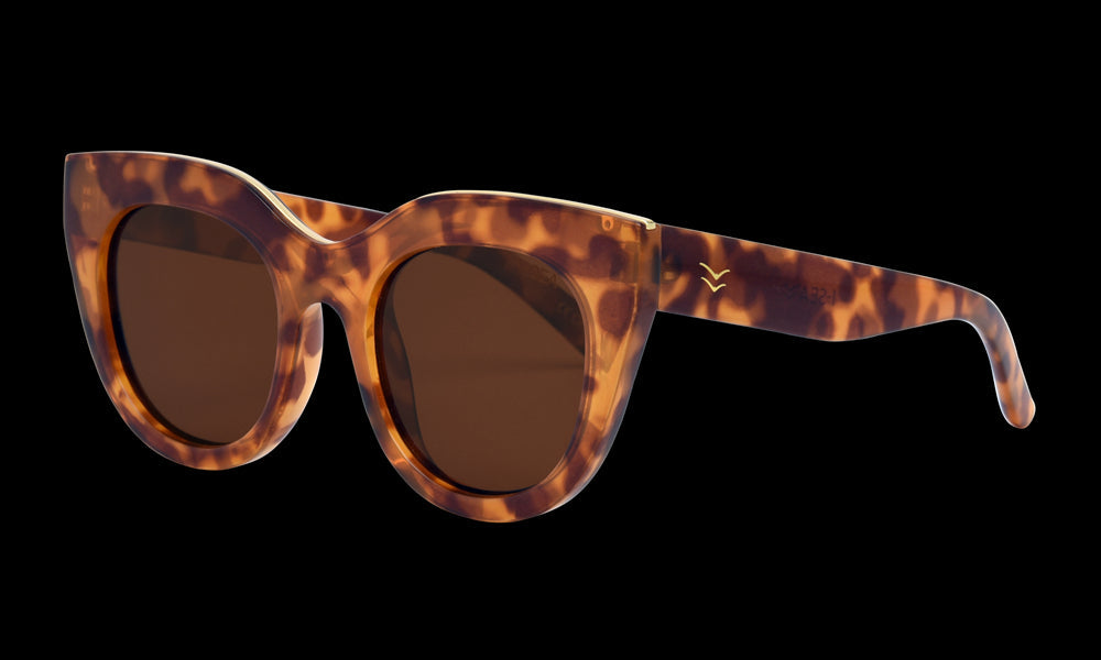Lana Sunglasses in Mocha Tort with Brown Polarized Lens
