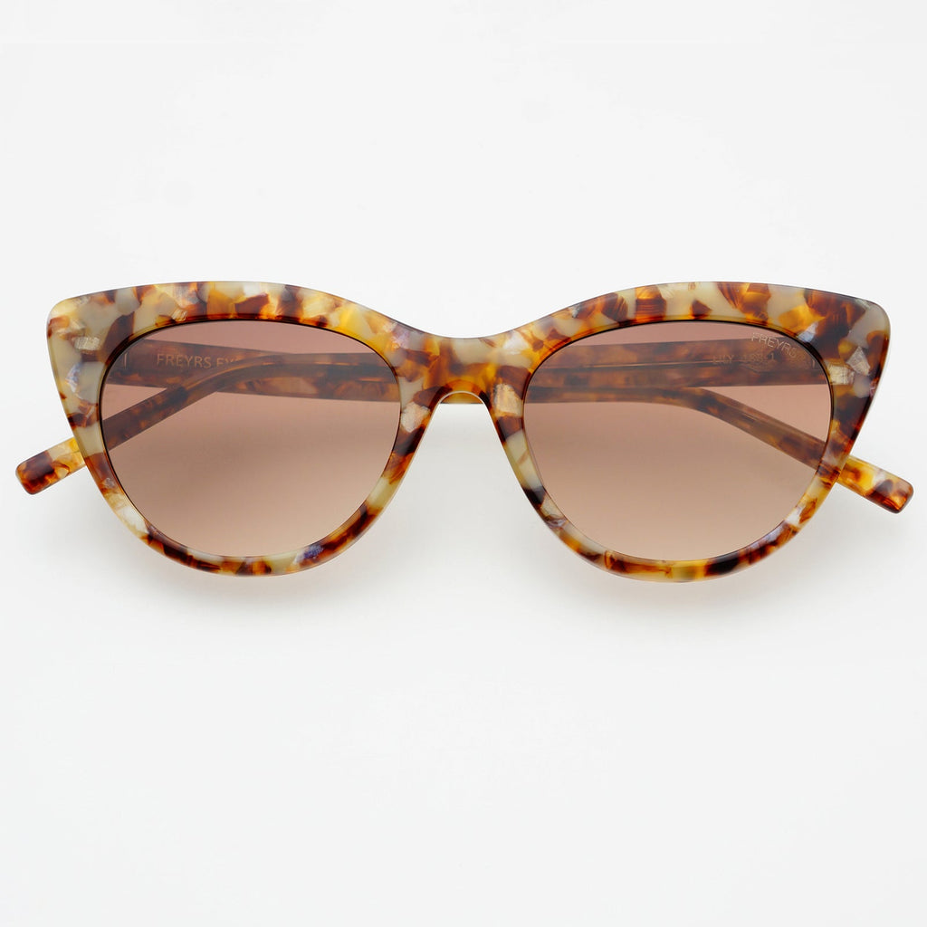 Lily Sunglasses in Brown Pearl/Brown