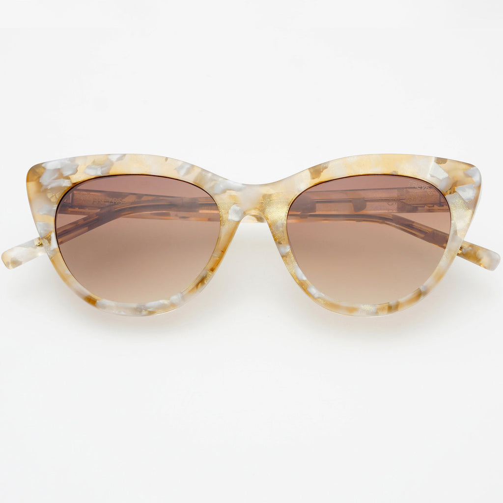 Lily Sunglasses in Brown Pearl/Brown Sand