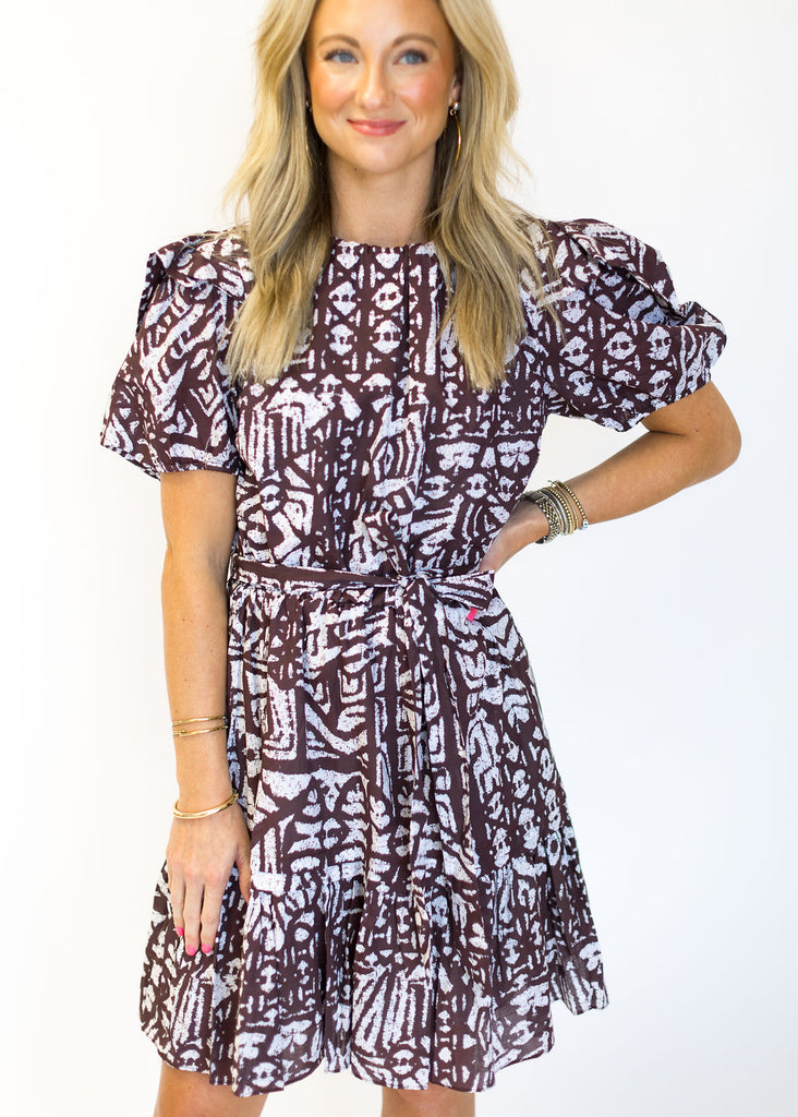 Willa Story Maggie Dress in Brown