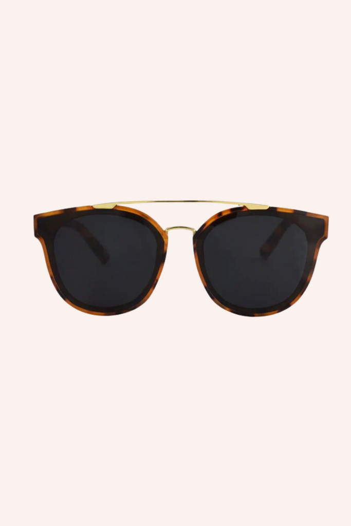 Topanga Sunglasses in Honey Tort with Smoke Polarized Lens