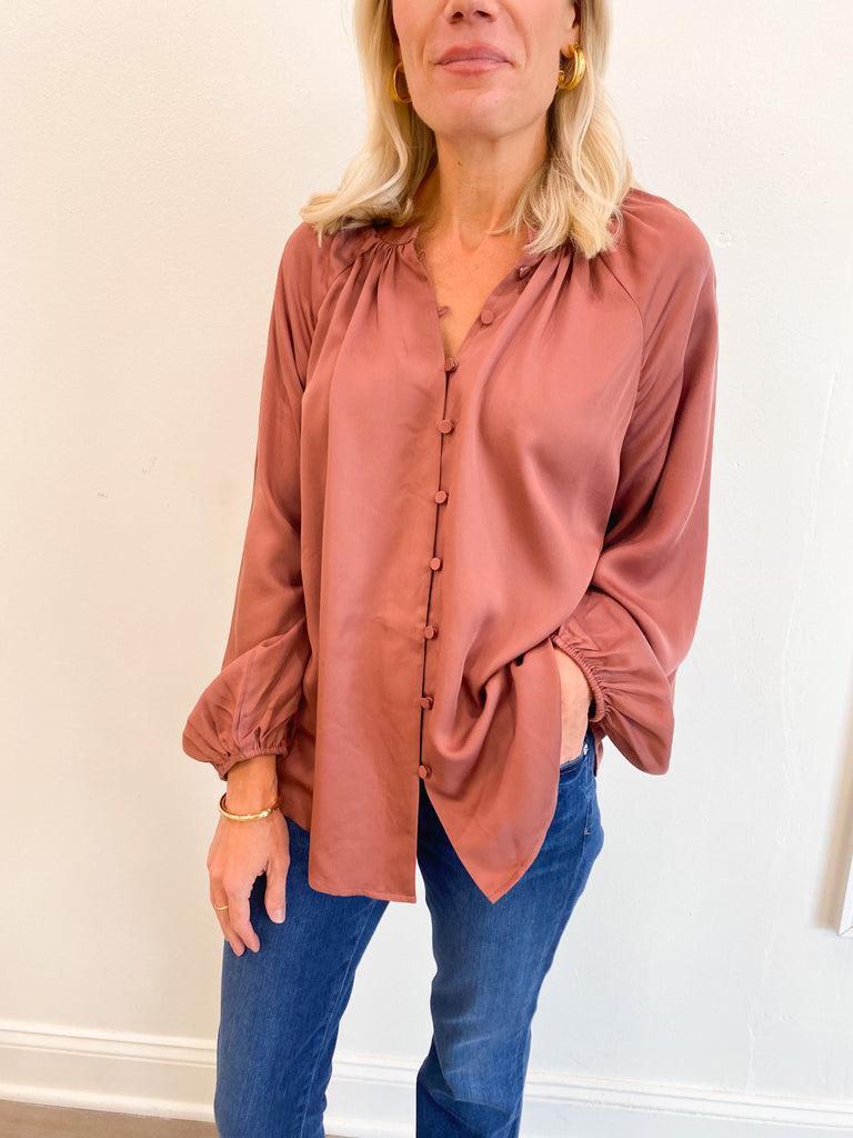 Daydream Blouse in Sable
