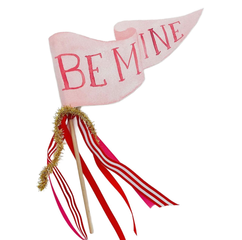 Be Mine Valentine's Party Pennant