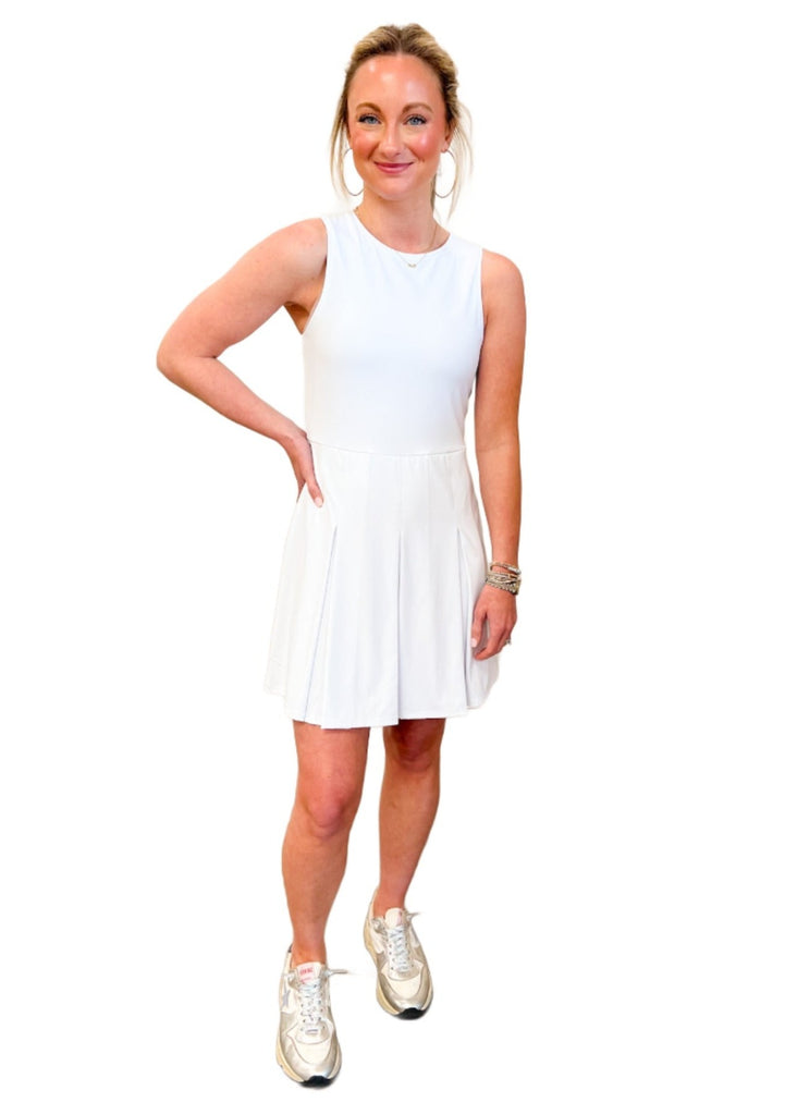 Addison Bay Racquet Dress in White