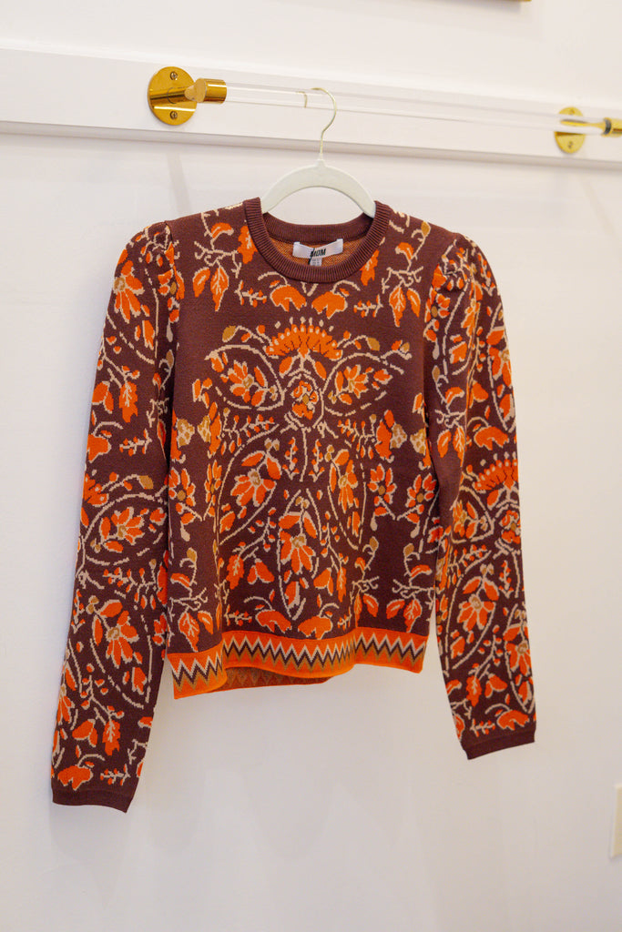 Knitted Sweater in Liberty Print