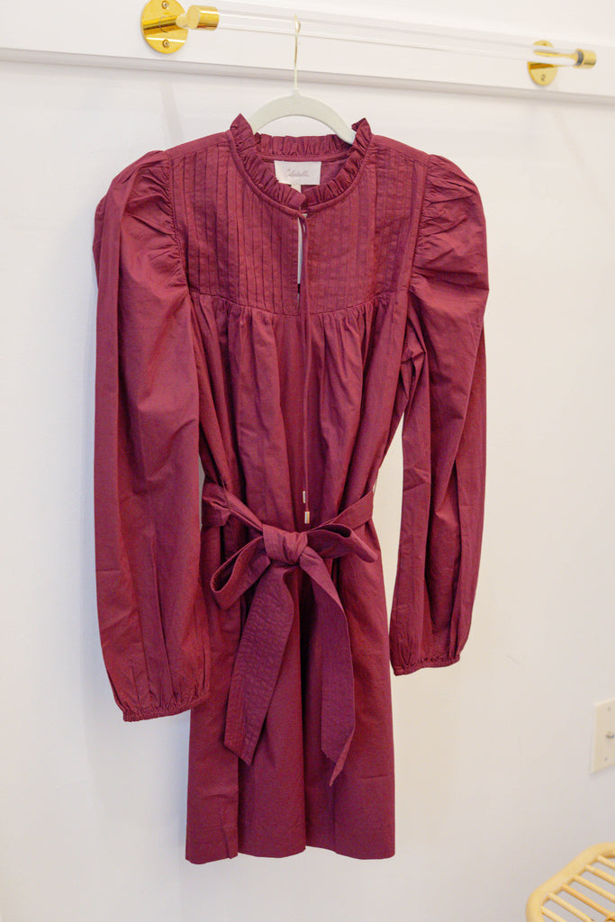 Cleobella Ivana Mini Dress in Zinfandel