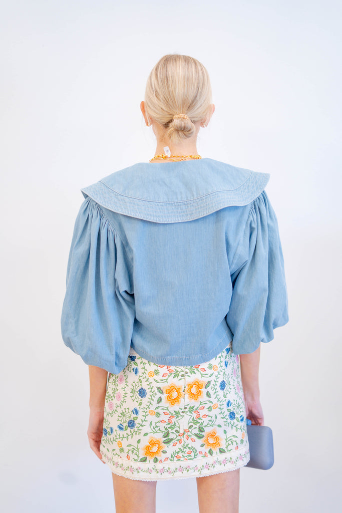 Farm Rio Denim Shirt | Minette Boutique