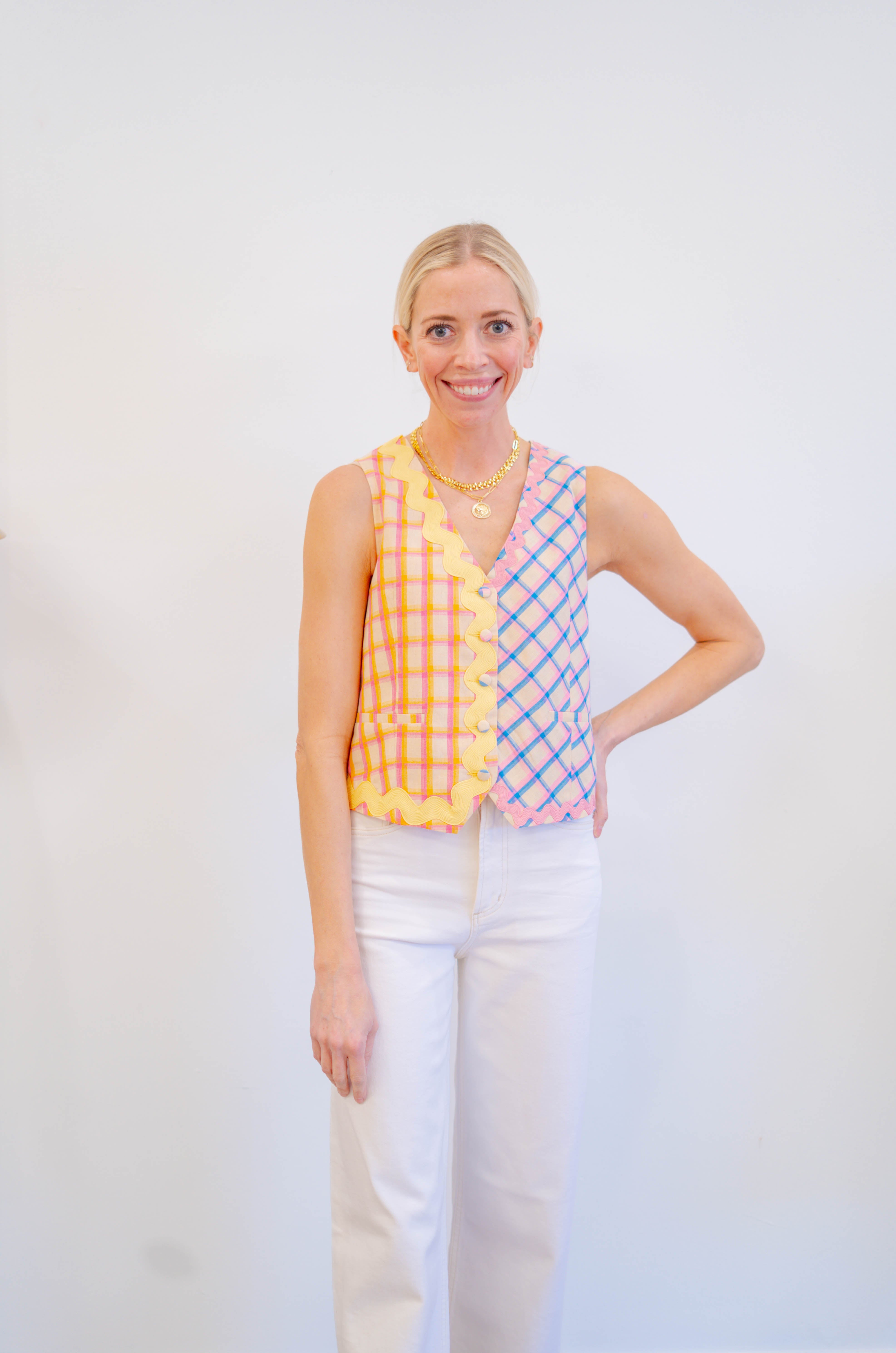 Bibiy. CECILE PLEATS VEST