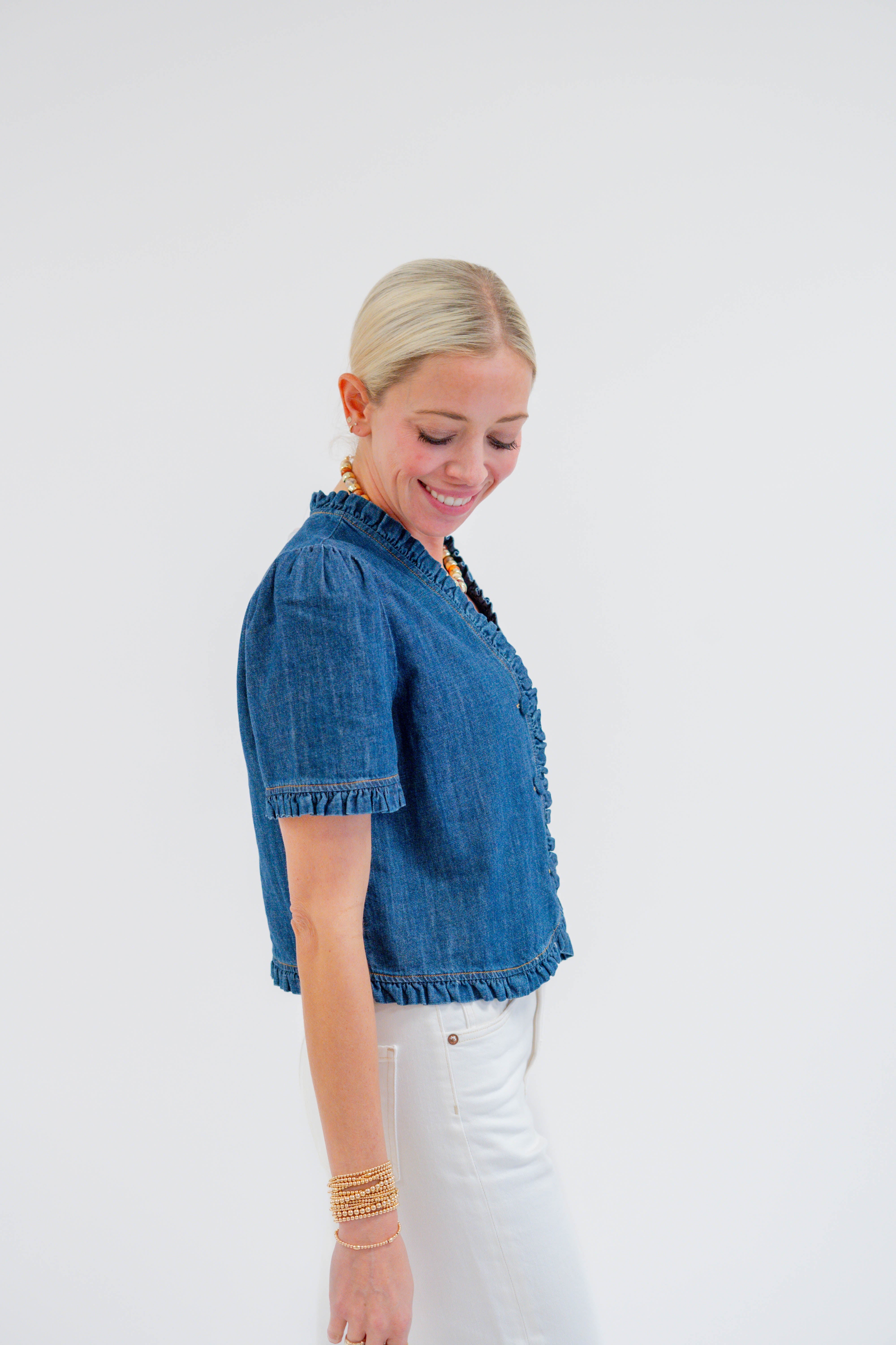 m me eme＊Candy sleeve boutique tops M me eme Candy sleeve boutique tops