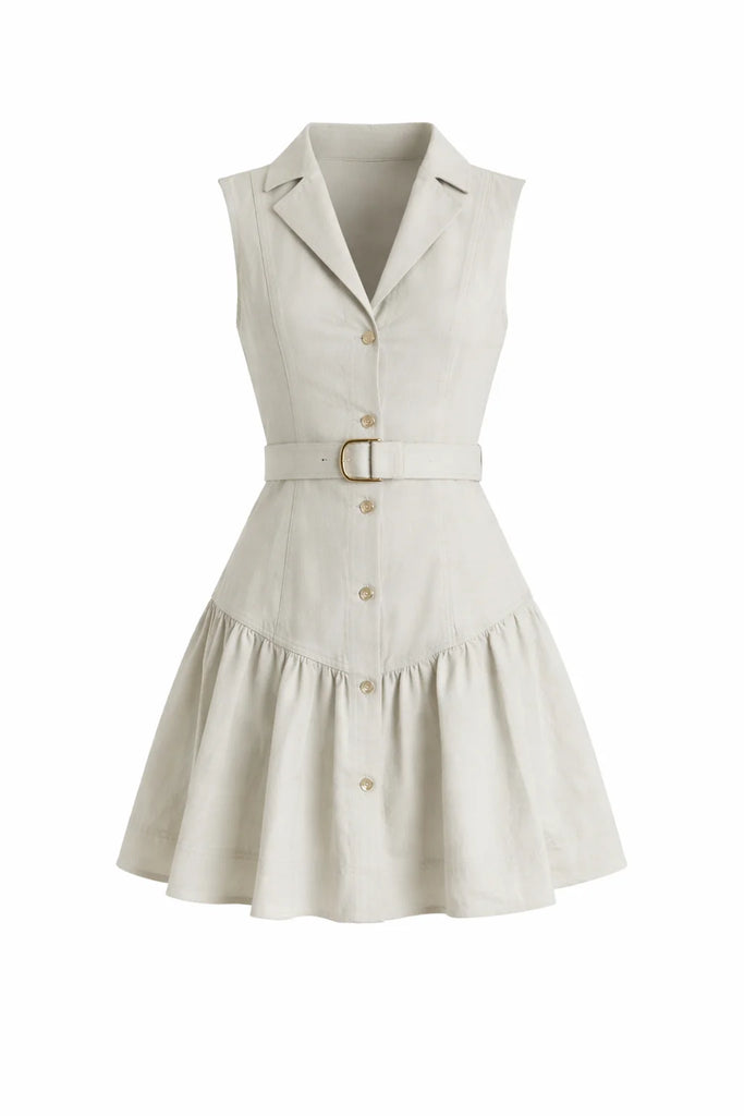 Karina Grimaldi Nysa Denim Mini Dress in Jelly Mint | Minette Boutique