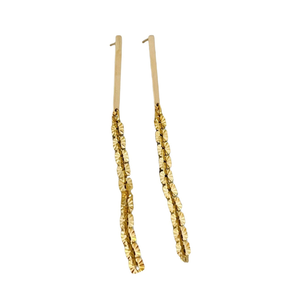 Zion Earrings in Gold