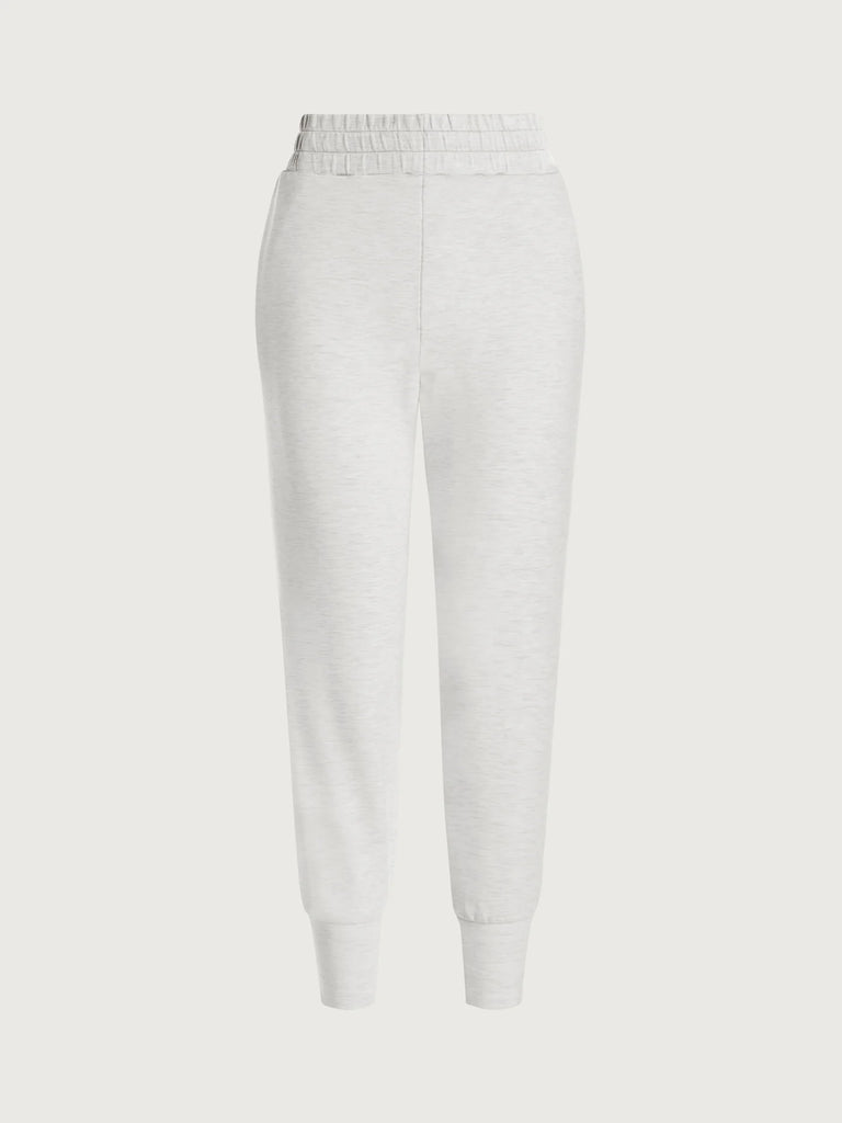 Varley Slim Cuff Pant 25" in Ivory Marl