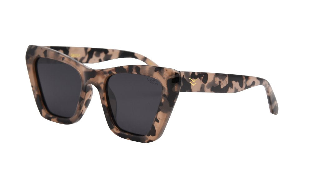Daisy Sunglasses in Blonde Tort with Smoke Polarized Lens