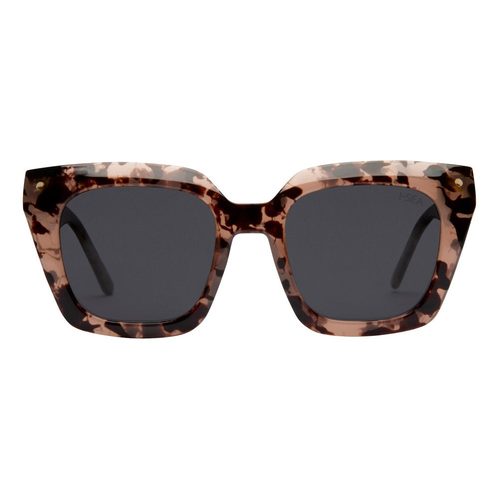 Jemma Sunglasses in Blonde Tort with Smoke Polarized Lens