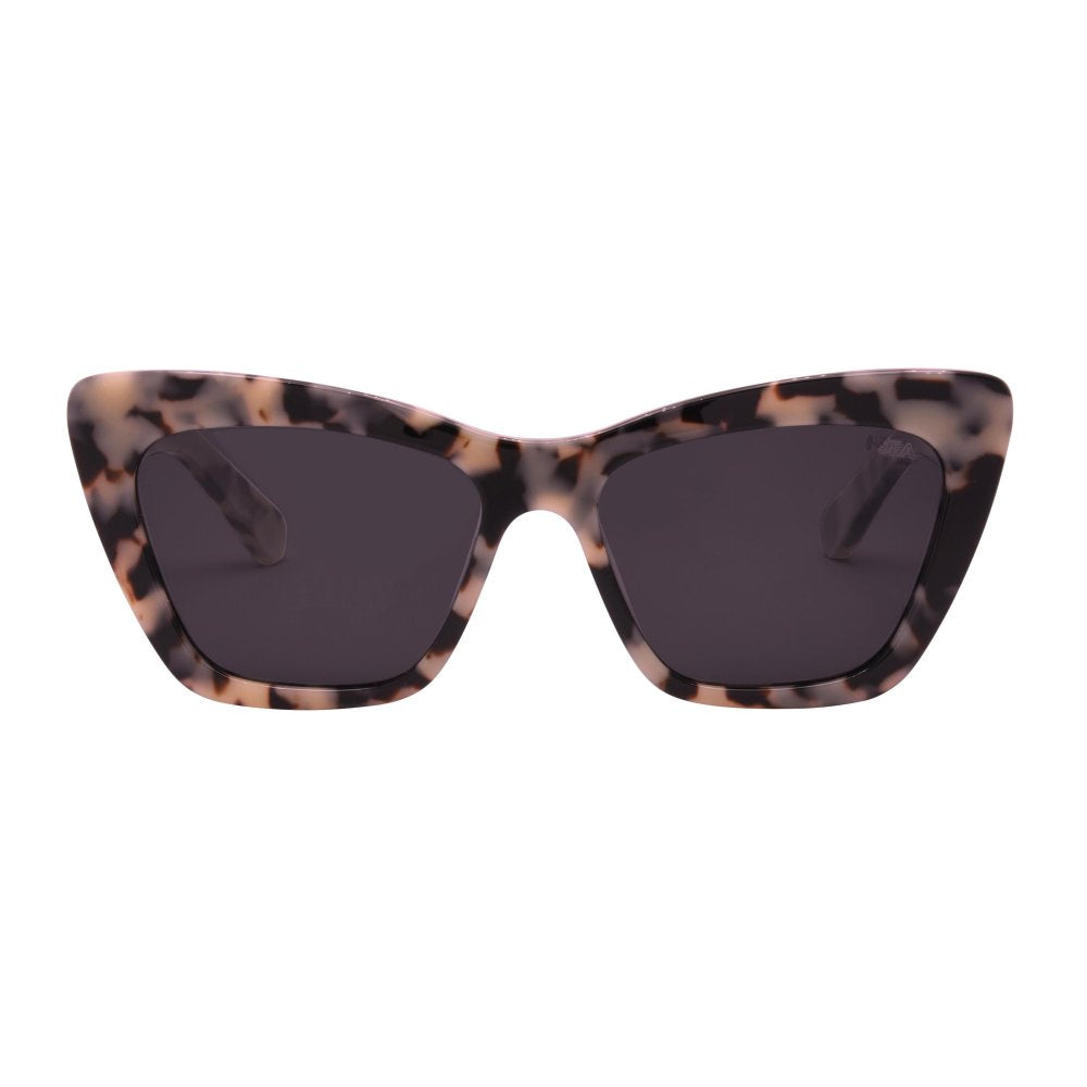 Olive Sunglasses in Snow Tort with Smoke Polarized Lens
