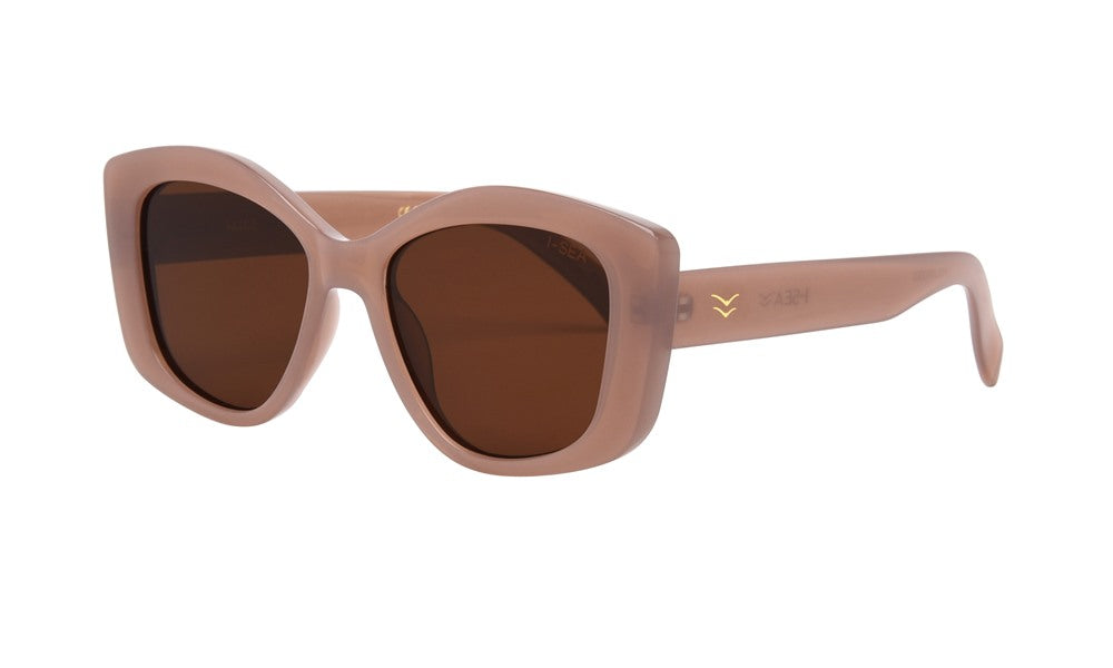 Paige Sunglasses in Dusty Rose with Brown Polarized Lens