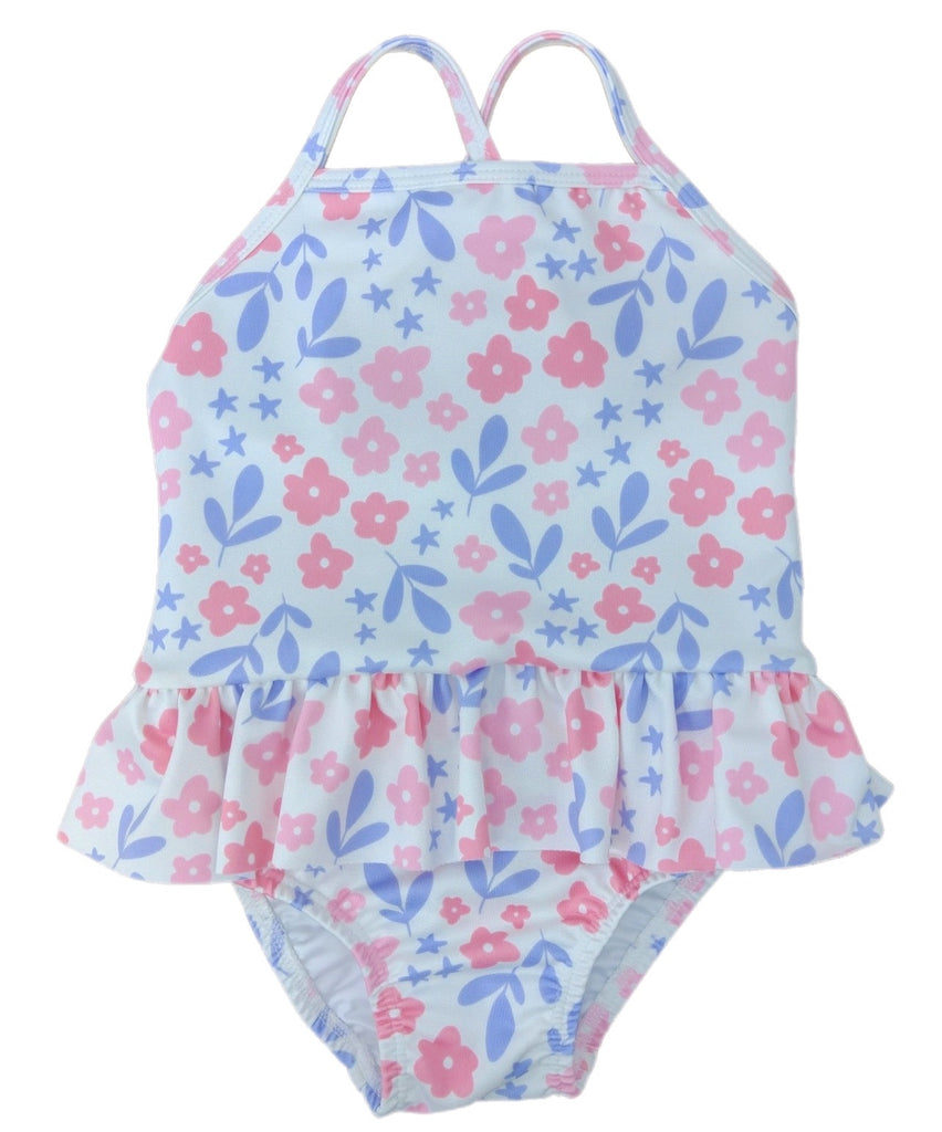 James and Lottie Pre-Order: Lainey Swim in Pink and Lavendar Floral
